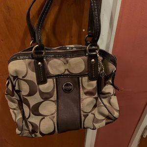 COACH BAG WITH MATCHING PURSE